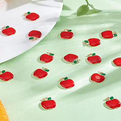 40 шт. Подвески из сплава с эмалью&nbsp;ENAM-LP0001-03