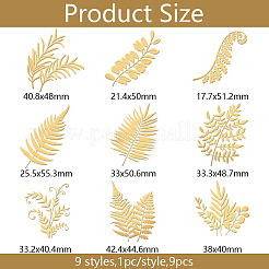 Никелевые декоративные наклейки DIY-WH0450-165