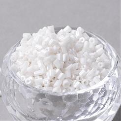 Непрозрачные цвета с блеском двух граненых стеклянных бусин SEED-Q022-121