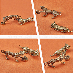 Подвески из сплава в тибетском стиле TIBEP-FH0001-18