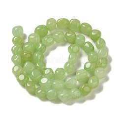 Натурального белого нефрита окрашенных нитей бисера G-B078-D22-01