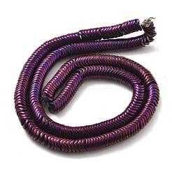 Гальванические нити из синтетических немагнитных гематитовых бусин&nbsp;G-B132-A01-01G