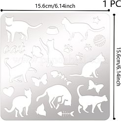 Трафареты для штампов из нержавеющей стали DIY-WH0279-050