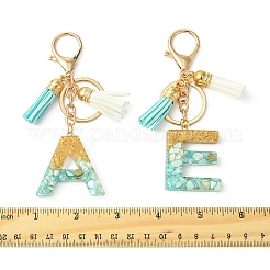 Подвесные брелки из прозрачной эпоксидной смолы&nbsp;KEYC-FS00022-01