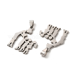 Не тускнеющие подвески из нержавеющей стали на день матери/день учителя 201 STAS-K251-026P