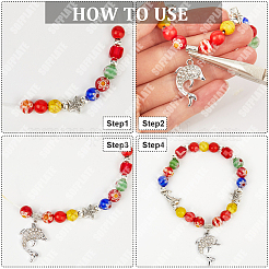 160 шт. 2-х цветные литые трубчатые дужки FIND-SP0001-75