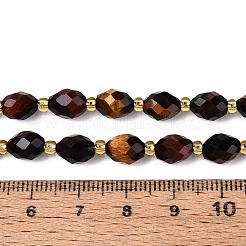 Натуральный красный тигровый глаз бисер пряди G-N342-53-8x6-04