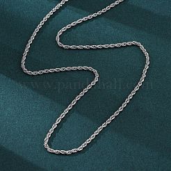 Ожерелья из латунных цепочек для женщин&nbsp;NJEW-D302-03P