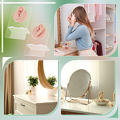 2 шт. мягкая силиконовая форма для демонстрации ушей для демонстрации сережек ODIS-NB0001-39