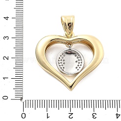 Реечное покрытие латунь с подвесками из кубического циркония&nbsp;KK-Q017-10C-G