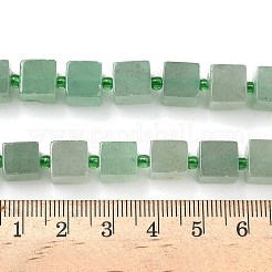 Естественный зеленый авантюрин бисер нитей G-D338-A04-02