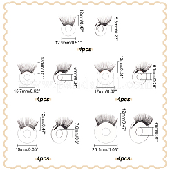 20шт 5 вида акриловых кукольных ресниц DOLL-PH0001-42