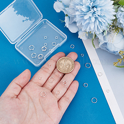 24 шт. 3 стиля 925 разъемных кольца из стерлингового серебра STER-AR0001-13