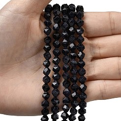 Синтетический синий авантюрин бисер нитей G-Z119-A24-01