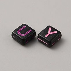 5 пакетик непрозрачных акриловых бусин MACR-NB0001-35B