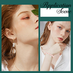 1 прядь синтетических нитей хаулит из бисера&nbsp;G-SC0003-33