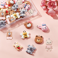 Подвески из смолы в стиле 32 шт.&nbsp;RESI-SC0002-18