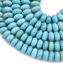 Нити окрашенных бусин из натурального магнезита&nbsp;G-B173-A01-01