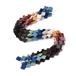 Бусы из натуральной лавы G-N257-22A-01