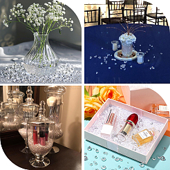 1100 шт. акриловые стразы с заостренной задней частью кабошоны&nbsp;GACR-SP0001-05A