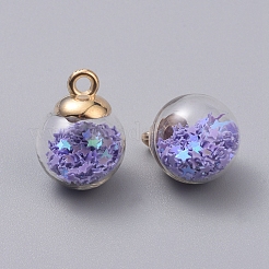 Подвески из прозрачного стекла&nbsp;GLAA-TAC0002-I08