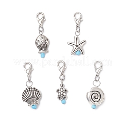 Подвесные украшения из океанического сплава&nbsp;HJEW-JM04114