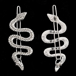 Заколки для волос из сплава со стразами PHAR-B085-02P