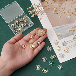 30 шт. 2-х цветные подвески из нержавеющей стали 304&nbsp;FIND-UN0016-31