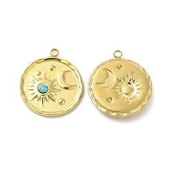 Природные бирюзовый подвески&nbsp;STAS-J401-VC604