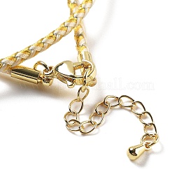 Изготовление плетеных ожерелий из полиэфирного шнура X-MAK-L043-03G-10