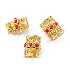 Латунные микро проложить кубического циркония бусы ZIRC-P088-09G