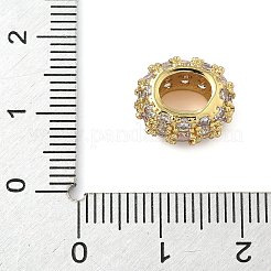 Латунные микро проложить Цирконий Европейский бисером&nbsp;KK-I276-28G