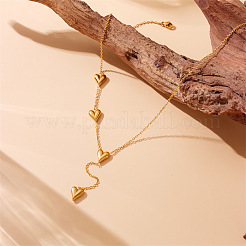 Кулон в форме сердца из нержавеющей стали 304 y ожерелья для женщин WGCB0A8-02