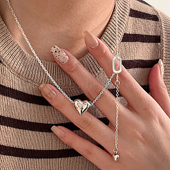 2 шт. 925 кольца-пружинки из стерлингового серебра STER-BBC0008-68