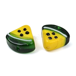 Бусины ручной работы в технике лэмпворк с неровностями LAMP-S070-01B