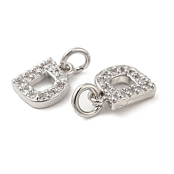 Латунь микро проложит класс Aaa кубического циркония подвески ZIRC-P067-11P-D-NR