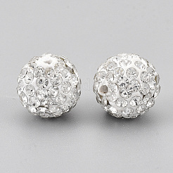 Ручной полимерной глины шариков Rhinestone X-RB-S250-12mm-A14