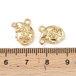 Рождественский сплав с подвесками из хрустальных страз FIND-G102-02G-02