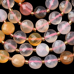 Натуральный красный агат бисер нитей&nbsp;G-K389-B90-01