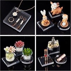 3 шт. 3 прозрачных акриловых подставки под дисплей AJEW-FG0001-52