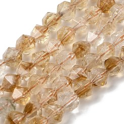 Природный цитрин бисер нитей G-Z119-A37-01