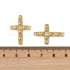 Подвески из нержавеющей стали 304 со стразами STAS-L290-38G