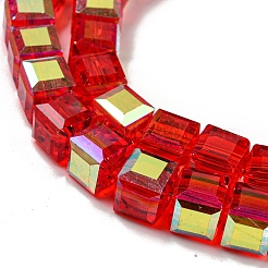 Стеклянные бусины с гальваническим покрытием &nbsp;EGLA-M031-01A-HR02