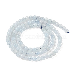 Природные Аквамарин бисер нитей G-D327-B01-4mm