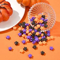 100шт 3 цвета непрозрачные акриловые бусины&nbsp;MACR-FS0002-26