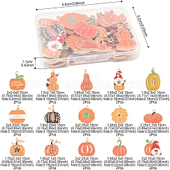 30 шт. 15 стиля День благодарения эмалевые подвески из сплава золотистого тона&nbsp;ENAM-FS0002-02