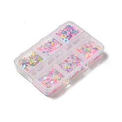 6 стиль украшения аксессуары ПВХ пластиковые блестки/блестки бусины KY-G024-01