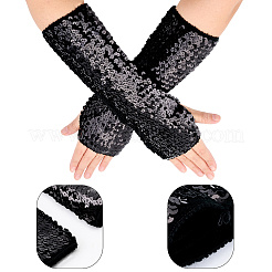 Эластичная резинка с пластиковым блестящим нарукавником AJEW-WH20080-42A