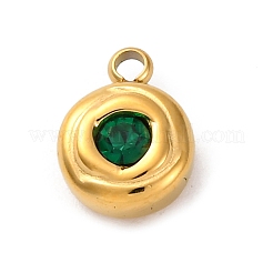 Подвески из нержавеющей стали 304 со стразами STAS-M110-09G