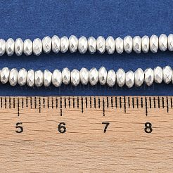 Гальванические нити из синтетических немагнитных гематитовых бусин&nbsp;G-U003-12A